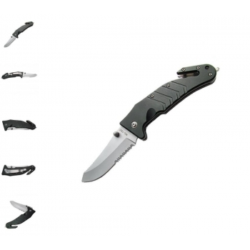 NÓŻ RATOWNICZY AUTO CLIPS MIL-TEC BLACK lub RED